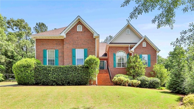 view of property with a front yard