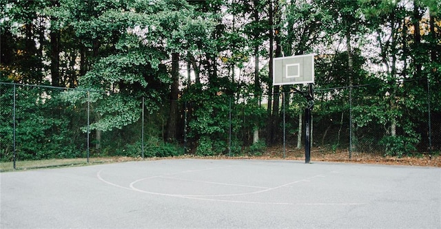 view of sport court