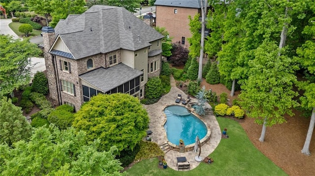 2260 Wood Falls Dr, Cumming, GA 30041 - bird's eye view