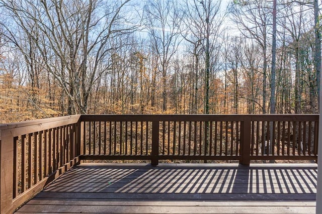 view of deck