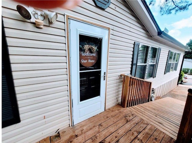 3735 Fir Dr, Buford, GA 30518 - doorway to property featuring a deck