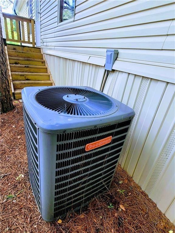 3735 Fir Dr, Buford, GA 30518 - details featuring central AC unit