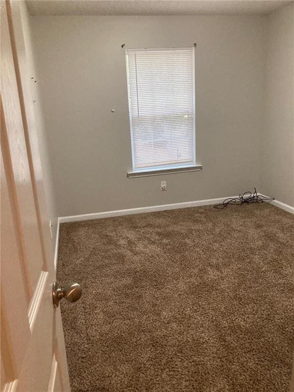 empty room featuring carpet flooring