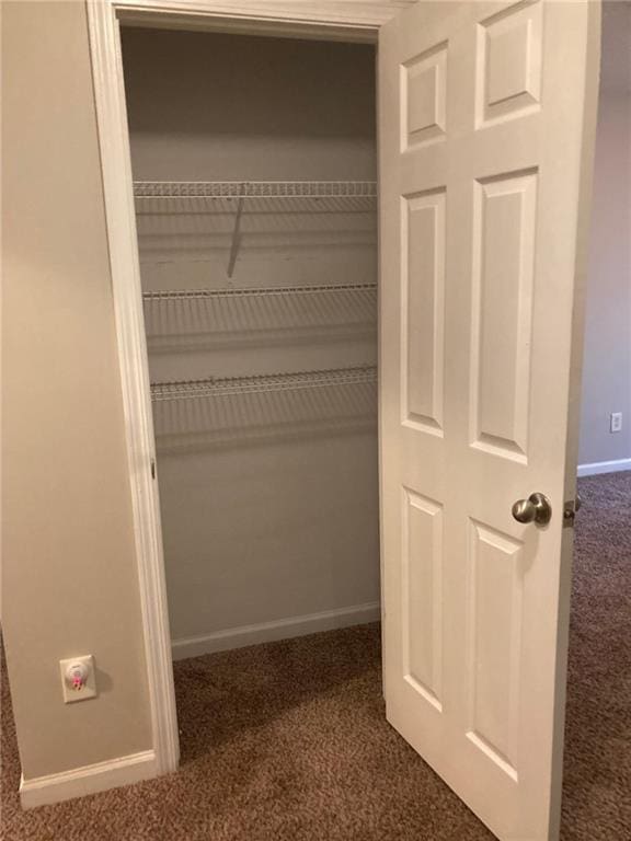 view of closet