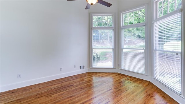 127 Grandmar Chase, Canton, GA 30115 - spare room with ceiling fan and light wood-type flooring