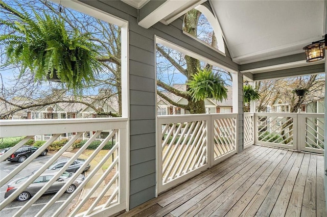 708 Mcgill Pl NE, Atlanta, GA 30312 - view of wooden deck