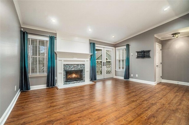 708 Mcgill Pl NE, Atlanta, GA 30312 - detailed view of a fireplace, wood finished floors, and baseboards