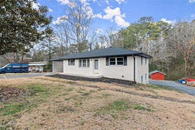 view of ranch-style home