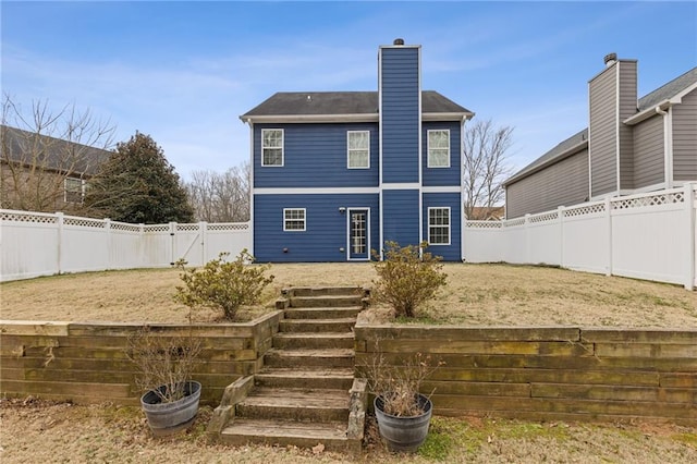 view of rear view of house