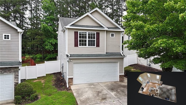 176 Silver Fox Trl, Dallas, GA 30157 - traditional-style house with driveway and a garage