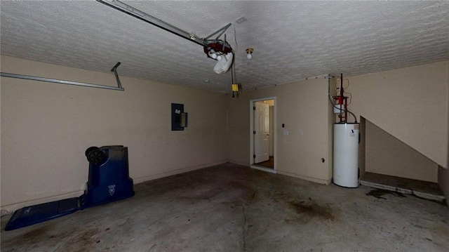 176 Silver Fox Trl, Dallas, GA 30157 - garage with water heater, a garage door opener, and electric panel