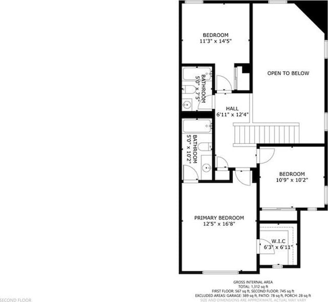 176 Silver Fox Trl, Dallas, GA 30157 - floor plan / room layout