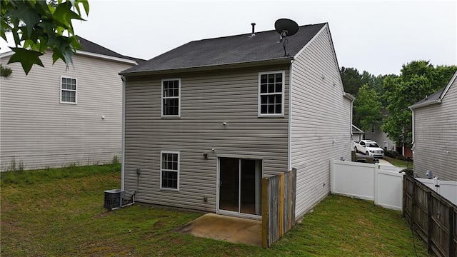 176 Silver Fox Trl, Dallas, GA 30157 - back of property with central air condition unit