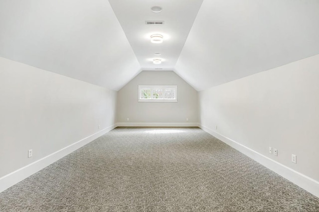 47 Fern Leaf Way, Newnan, GA 30265 - additional living space featuring vaulted ceiling, carpet flooring, and baseboards