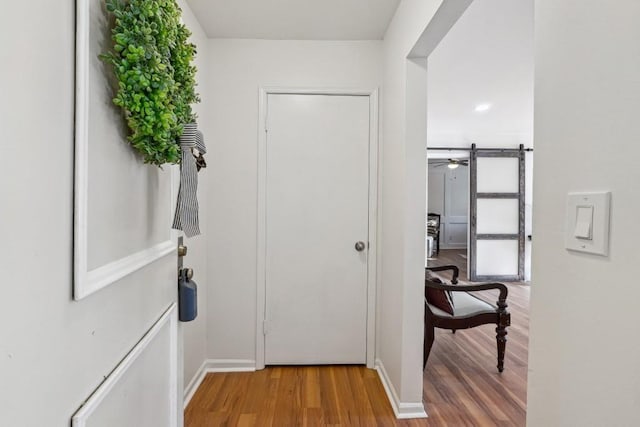 6851 Roswell Rd Unit N-20, Sandy Springs, GA 30328 - hallway featuring wood finished floors and baseboards