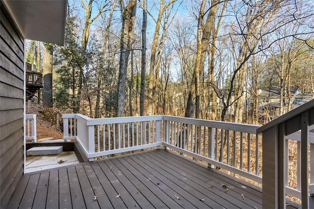 645 Trailmore Pl, Roswell, GA 30076 - view of wooden deck