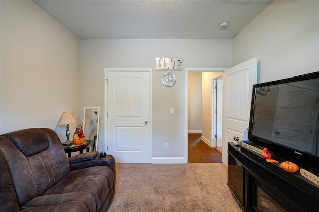504 Cole Creek Dr, Dallas, GA 30157 - carpeted living room featuring baseboards