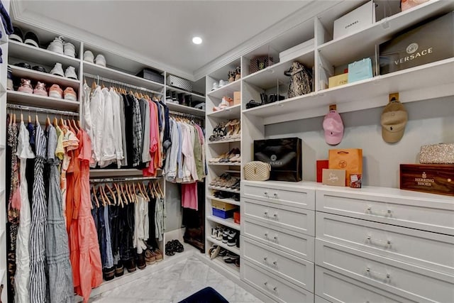 127 Bradshaw Park Dr, Woodstock, GA 30188 - spacious closet featuring marble look tiles