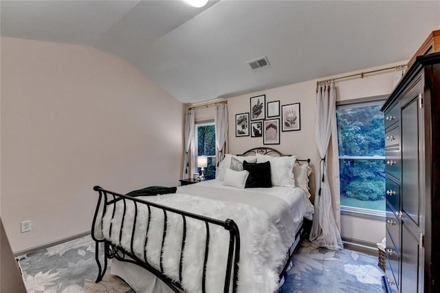 127 Bradshaw Park Dr, Woodstock, GA 30188 - bedroom featuring lofted ceiling and baseboards