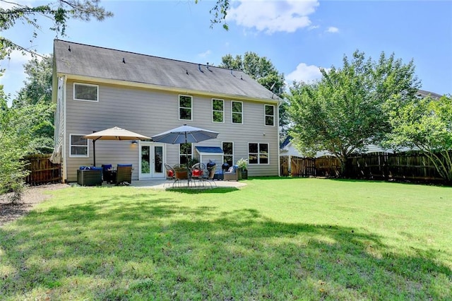 127 Bradshaw Park Dr, Woodstock, GA 30188 - rear view of property with a fenced backyard and a patio area