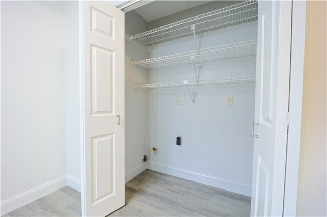 washroom featuring light wood-type flooring