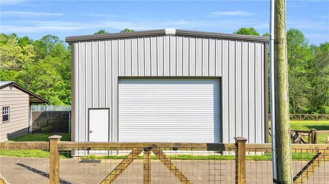 1580 Loving Rd, Morganton, GA 30560 - view of outbuilding with fence and an outdoor structure