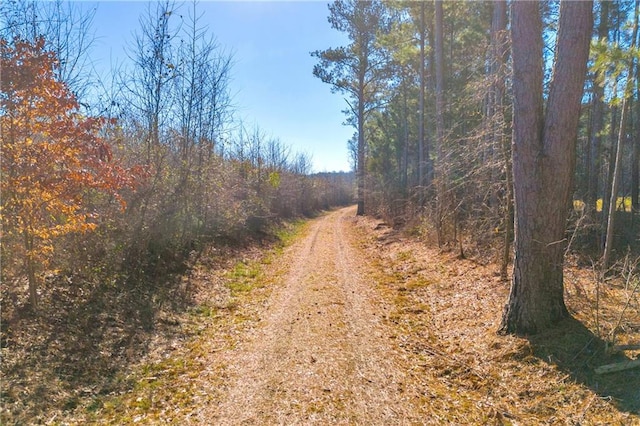 view of road