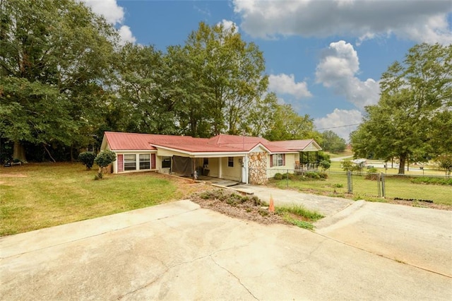 1278 Twin Pine Rd, Milledgeville, GA 31061 - single story home with driveway and an attached carport