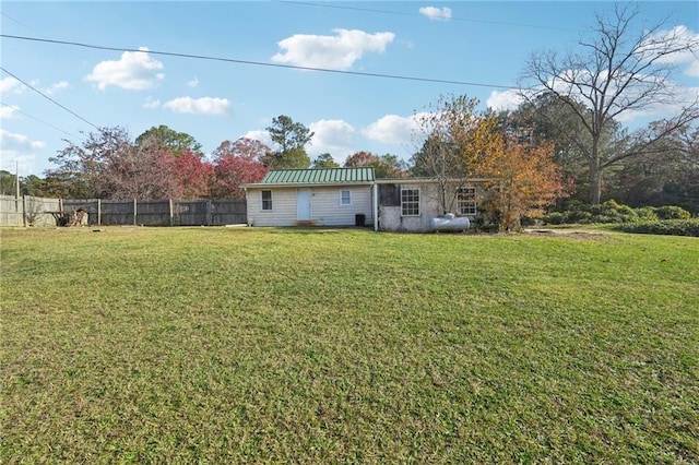 exterior space with fence