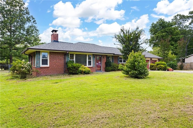 1191 S Burnt Hickory Rd, Douglasville, GA 30134 - view of front of property with brick siding and a chimney