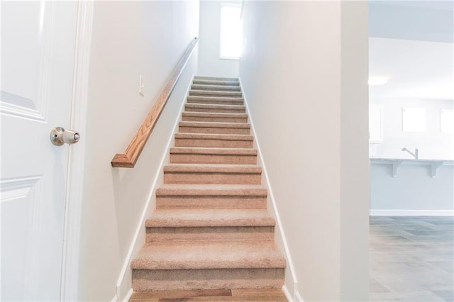 409 Glenn Trl, Winder, GA 30680 - staircase with plenty of natural light
