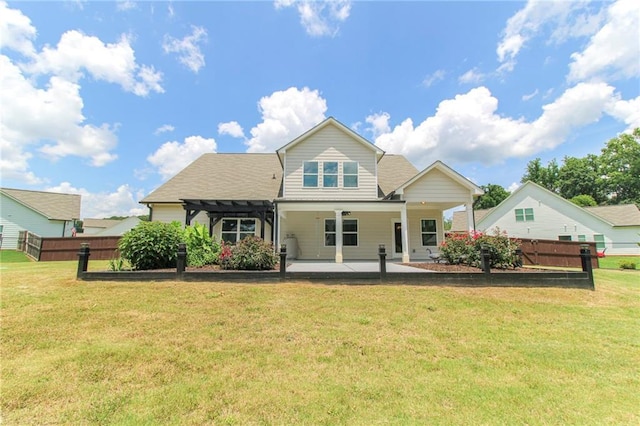 409 Glenn Trl, Winder, GA 30680 - back of property featuring a patio, a pergola, and roof with shingles