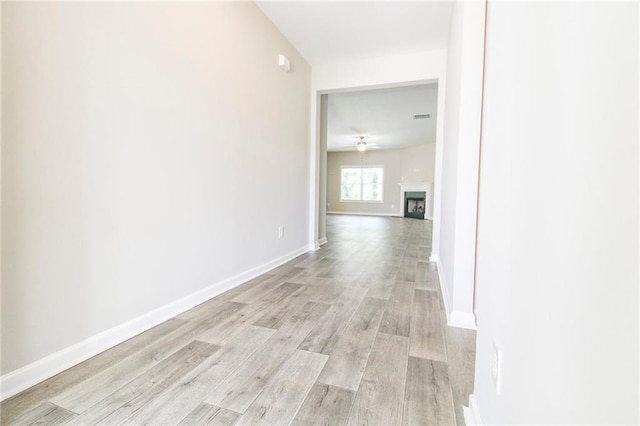 409 Glenn Trl, Winder, GA 30680 - hall featuring light wood-type flooring and baseboards