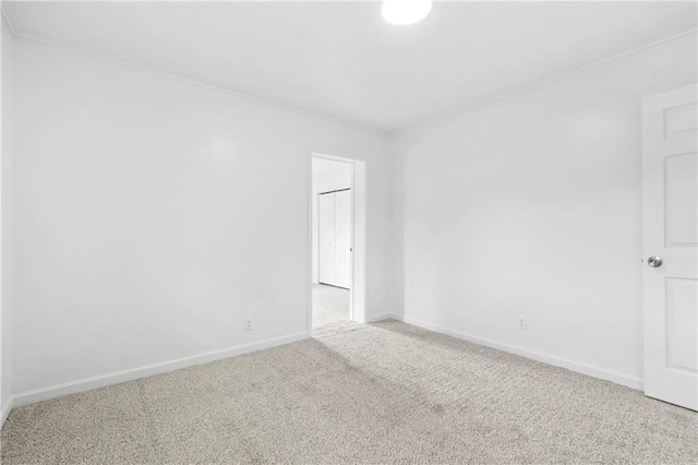 empty room with light carpet