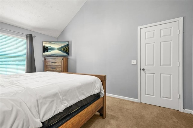 30 Creek Bottom Dr, Covington, GA 30014 - carpeted bedroom featuring lofted ceiling and a textured ceiling