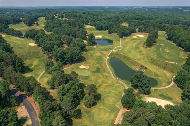 6004 Turfway Park Ct, Sugar Hill, GA 30518 - aerial view of property's location featuring a large body of water, a golf club, and a forest