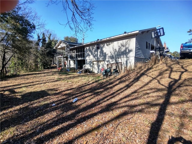 view of rear view of property