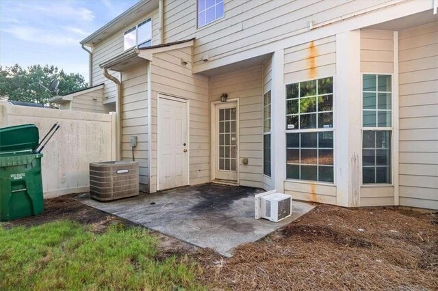 exterior space with a patio area