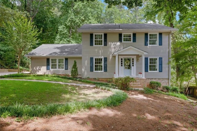 1610 Old Mill Xing, Marietta, GA 30062 - colonial-style house featuring a front lawn