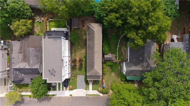 drone / aerial view featuring a residential view