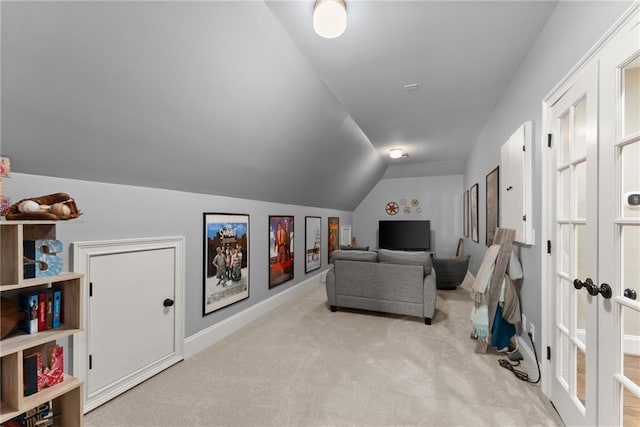 1539 Berkeley Ct, Gainesville, GA 30501 - carpeted bedroom with vaulted ceiling and baseboards
