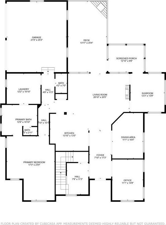 1539 Berkeley Ct, Gainesville, GA 30501 - property floor plan