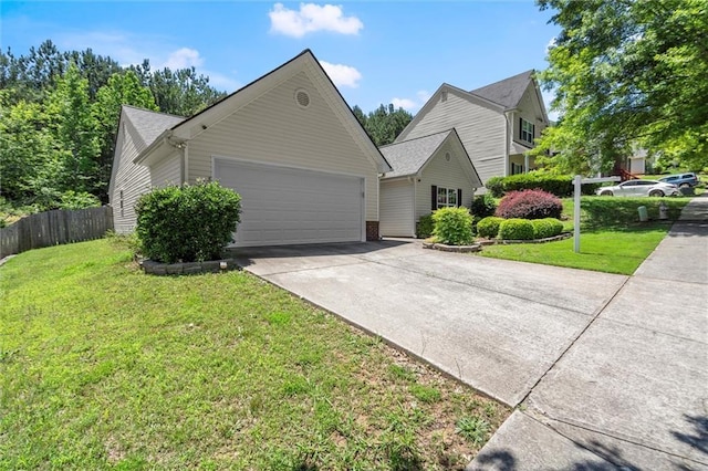 2125 Mina Lane Dr, Buford, GA 30518 - view of front of house featuring a garage, concrete driveway, and brick siding