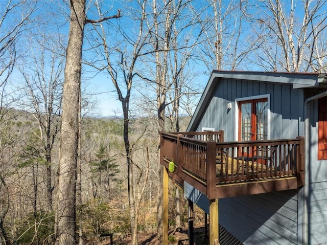 193 Alm Ln, Ellijay, GA 30540 - deck with french doors