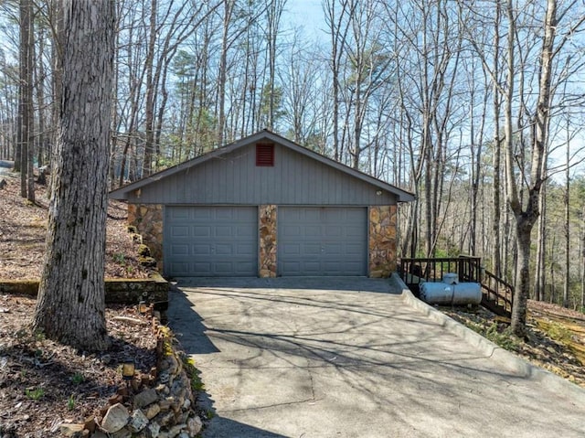 193 Alm Ln, Ellijay, GA 30540 - view of detached garage