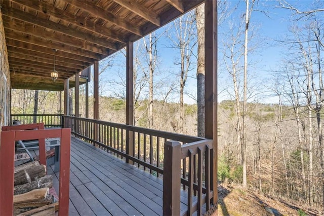 193 Alm Ln, Ellijay, GA 30540 - view of deck