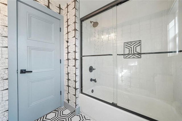 2357 Lynn Iris Dr, Decatur, GA 30032 - bathroom with bath / shower combo with glass door