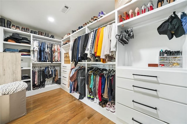 2357 Lynn Iris Dr, Decatur, GA 30032 - spacious closet with visible vents and wood finished floors
