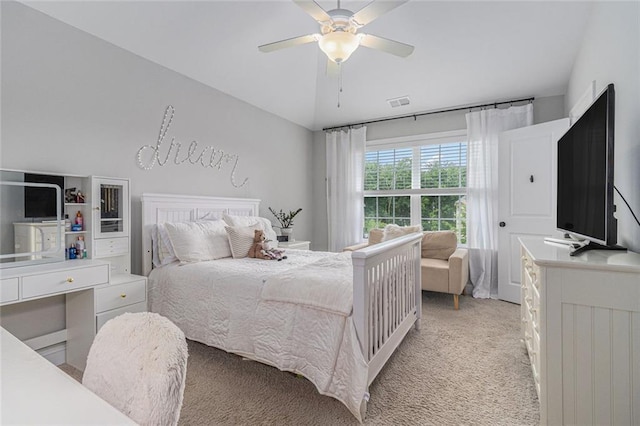 1865 Henley Way, Alpharetta, GA 30009 - bedroom featuring light carpet and a ceiling fan