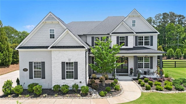 1865 Henley Way, Alpharetta, GA 30009 - view of front of home with covered porch